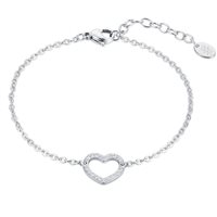 Bracelet Brand Woman Crystal love in Steel Cristallo 03BR039